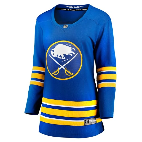 Women's Fanatics Branded Royal Buffalo Sabres 2020/21 Home Breakaway Jersey - Image 2