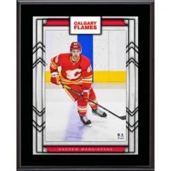 Andrew Mangiapane Calgary Flames 10.5" X 13" Player Skating Sublimated Plaque