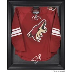 Arizona Coyotes Black Framed Logo Jersey Display Case