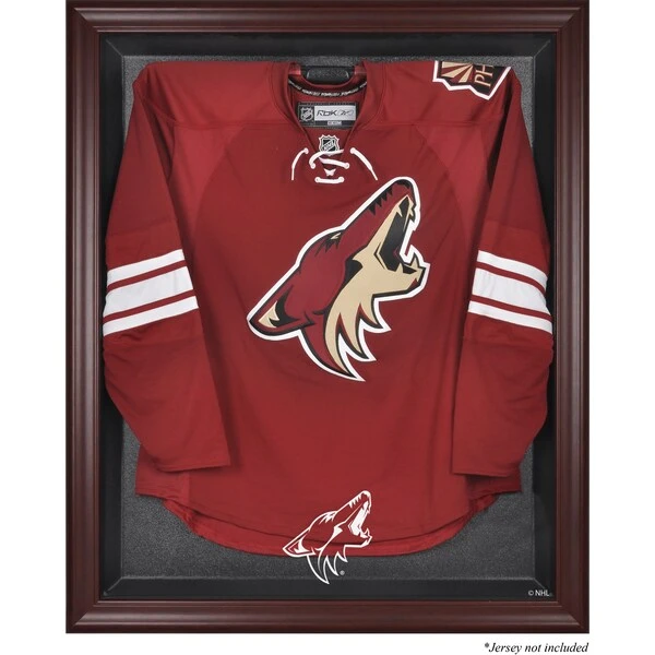 Arizona Coyotes Mahogany Framed Jersey Display Case