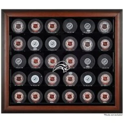 Buffalo Sabres 30-Puck Brown Display Case