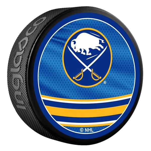 Buffalo Sabres Inglasco 2022 Reverse Retro Hockey Puck - Image 2