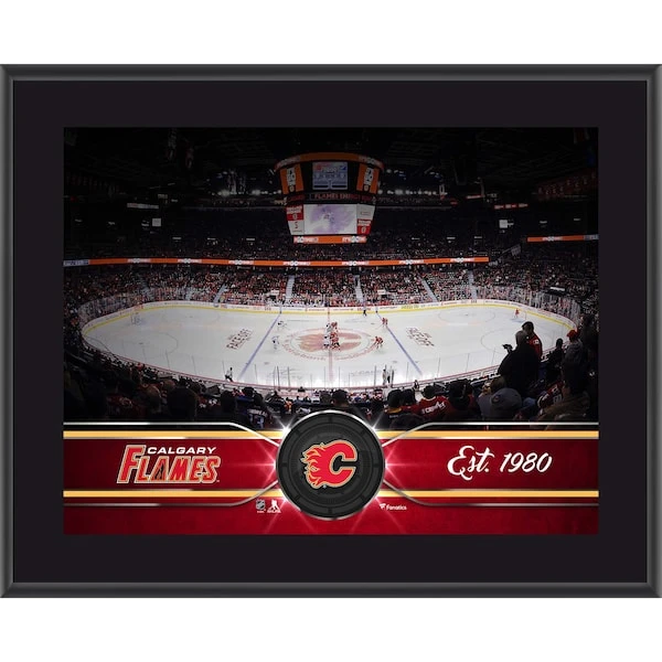 Calgary Flames 10.5" X 13" Sublimated Team Plaque