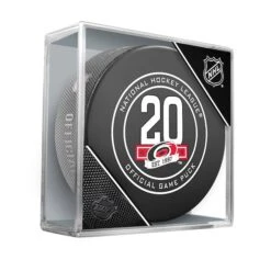 Carolina Hurricanes Unsigned Inglasco 20th Anniversary Season Official Game Puck