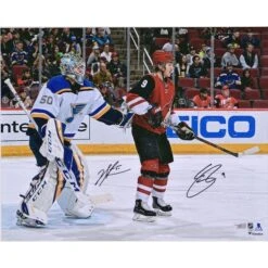 Clayton Keller & Jordan Binnington Multi-Signed 16" X 20" Photograph