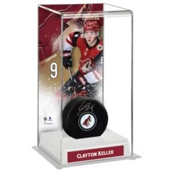 Clayton Keller Arizona Coyotes Deluxe Tall Hockey Puck Case