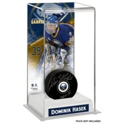 Dominik Hasek Buffalo Sabres Deluxe Tall Hockey Puck Case