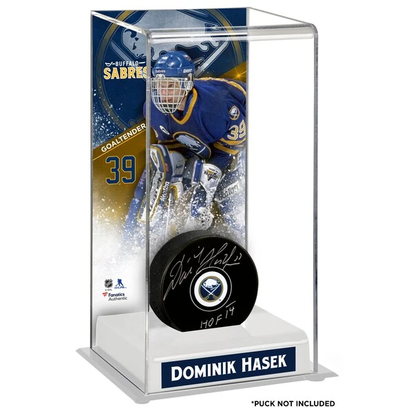 Dominik Hasek Buffalo Sabres Deluxe Tall Hockey Puck Case