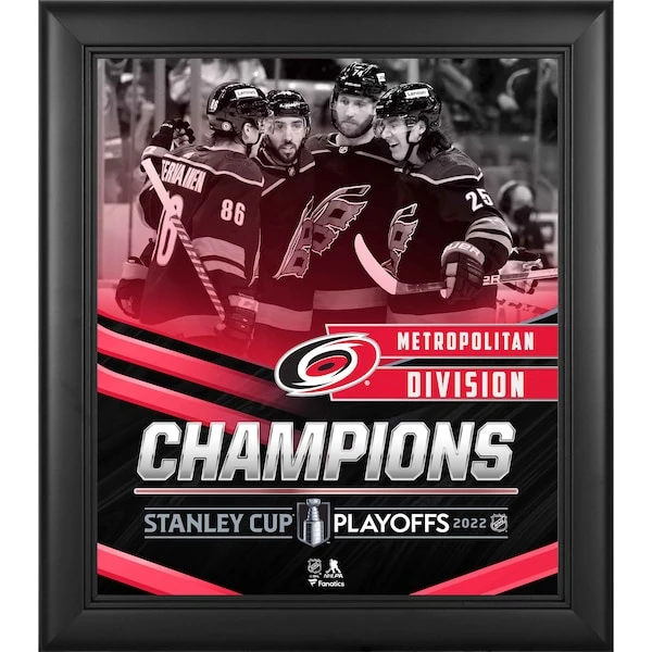 Fanatics Authentic Carolina Hurricanes 2022 Metropolitan Division Champions 15'' X 17'' Collage Photo