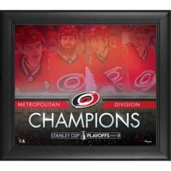 Fanatics Authentic Carolina Hurricanes 2023 Metropolitan Division Champions 15" X 17" Framed Collage