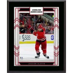 Jaccob Slavin Carolina Hurricanes 10.5" X 13" Sublimated Player Plaque