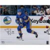 JJ Peterka Buffalo Sabres Autographed 16" X 20" NHL Debut Skating Photograph