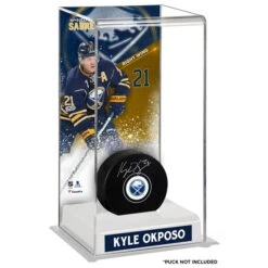 Kyle Okposo Buffalo Sabres Deluxe Tall Hockey Puck Case
