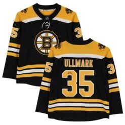 Linus Ullmark Boston Bruins Autographed Black Home Fanatics Breakaway Jersey