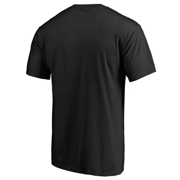 Men's Black Arizona Coyotes Team Lockup T-Shirt - Image 3