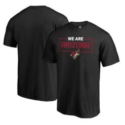 Men's Fanatics Branded Black Arizona Coyotes Iconic Collection We Are T-Shirt