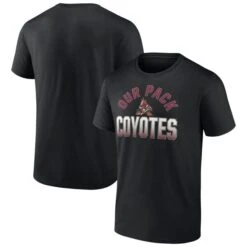 Men's Fanatics Branded Black Arizona Coyotes Open Net T-Shirt