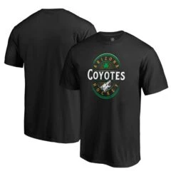 Men's Fanatics Branded Black Arizona Coyotes St. Patrick's Day Forever Lucky T-Shirt