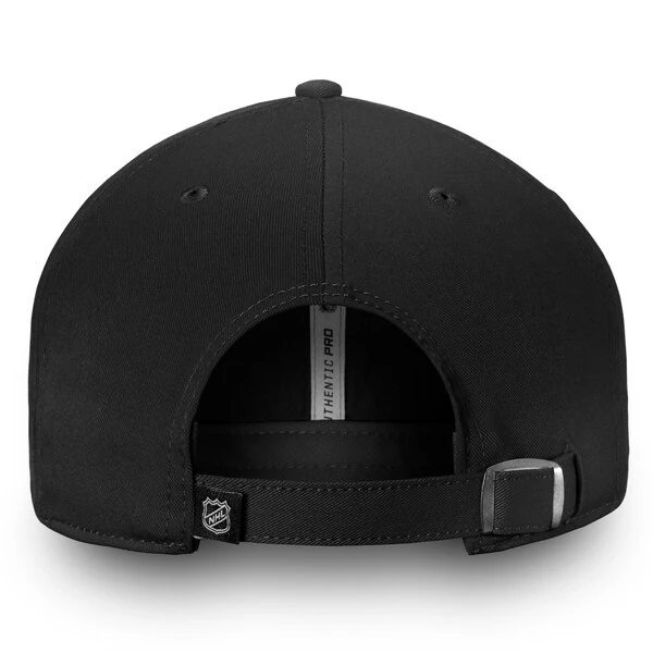 Men's Fanatics Branded Black Arizona Coyotes Team Authentic Pro Rinkside Fundamental Adjustable Hat - Image 4