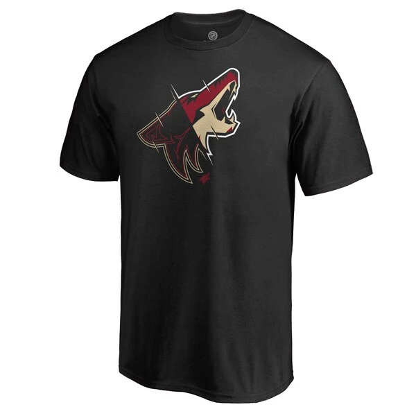Men's Fanatics Branded Black Arizona Coyotes X-Ray T-Shirt - Image 2