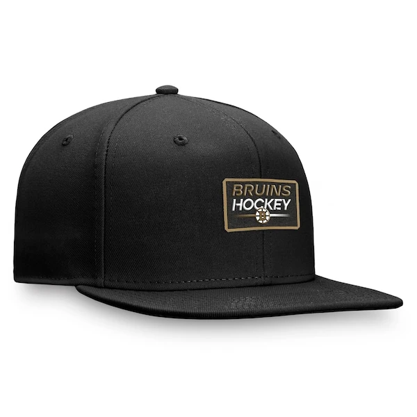 Men's Fanatics Branded Black Boston Bruins Authentic Pro Prime Snapback Hat - Image 3