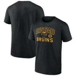 Men's Fanatics Branded Black Boston Bruins Ice Cluster T-Shirt
