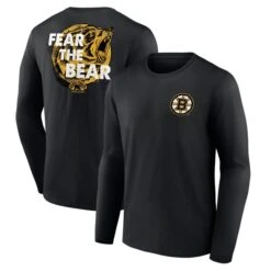 Men's Fanatics Branded Black Boston Bruins Territorial Long Sleeve T-Shirt