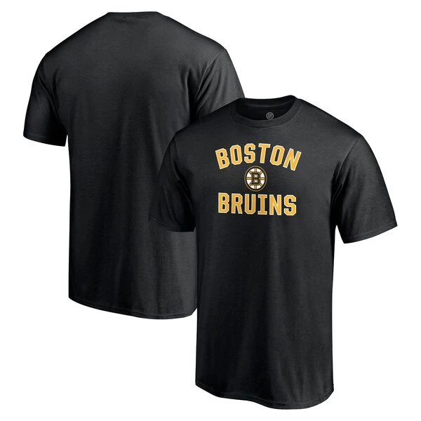 Men's Fanatics Branded Black Boston Bruins Victory Arch T-Shirt