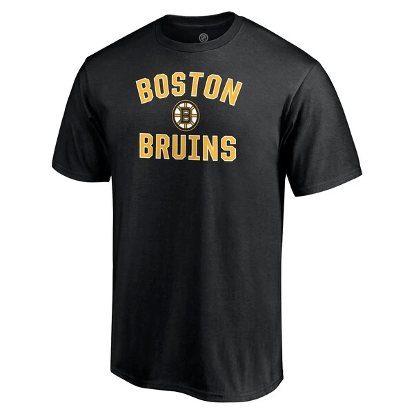 Men's Fanatics Branded Black Boston Bruins Victory Arch T-Shirt - Image 2
