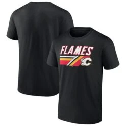 Men's Fanatics Branded Black Calgary Flames Special Edition 2.0 Jersey Inspired T-Shirt