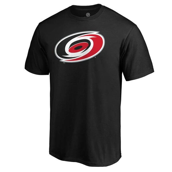 Men's Fanatics Branded Black Carolina Hurricanes Team Primary Logo T-Shirt - Image 2