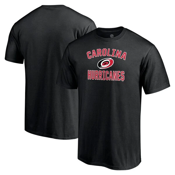 Men's Fanatics Branded Black Carolina Hurricanes Victory Arch T-Shirt