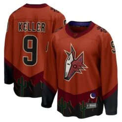 Men's Fanatics Branded Clayton Keller Burnt Orange Arizona Coyotes Special Edition 2.0 Breakaway Player Jersey