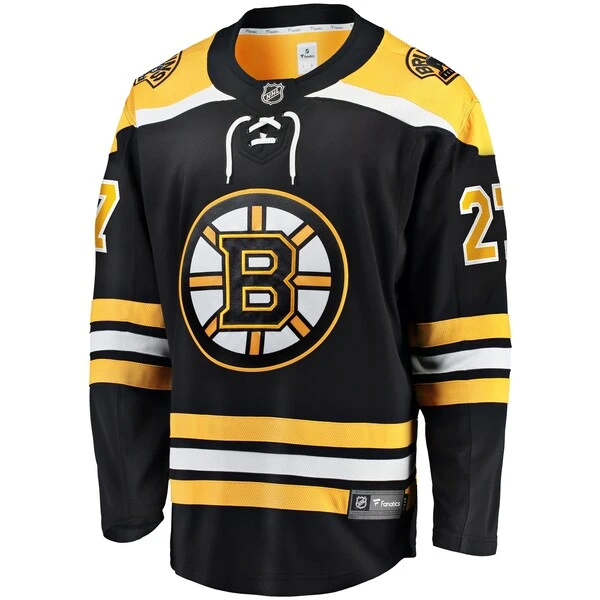 Men's Fanatics Branded Hampus Lindholm Black Boston Bruins Home Breakaway Player Jersey - Image 2
