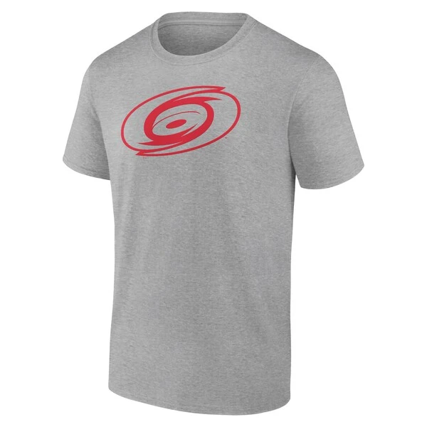 Men's Fanatics Branded Heather Gray Carolina Hurricanes Personalized Name & Number T-Shirt - Image 2