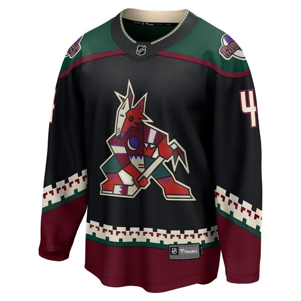 Men's Fanatics Branded Juuso Valimaki Black Arizona Coyotes Home Breakaway Jersey - Image 2