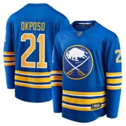 Men's Fanatics Branded Kyle Okposo Royal Buffalo Sabres Home Breakaway Jersey
