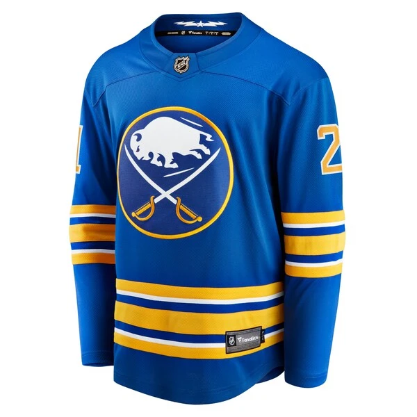 Men's Fanatics Branded Kyle Okposo Royal Buffalo Sabres Home Breakaway Jersey - Image 2