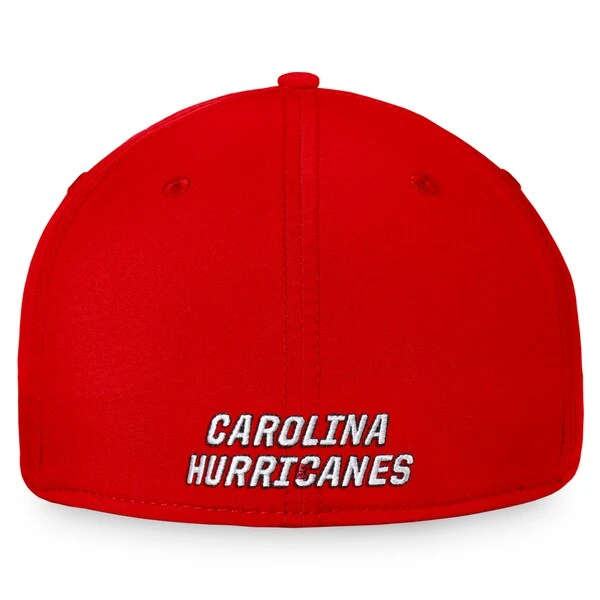 Men's Fanatics Branded Red Carolina Hurricanes Core Primary Logo Flex Hat - Image 4