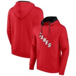 Men's Fanatics Branded Red Carolina Hurricanes Special Edition 2.0 Team Logo Pullover Hoodie