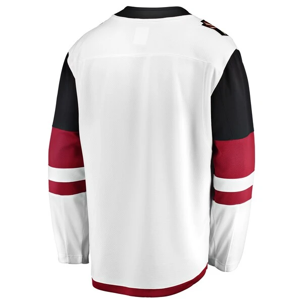 Men's Fanatics Branded White Arizona Coyotes Breakaway Away Jersey - Image 3