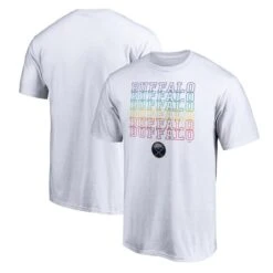 Men's Fanatics Branded White Buffalo Sabres City Pride T-Shirt
