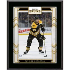 Patrice Bergeron Boston Bruins 10.5" X 13" Sublimated Player Plaque