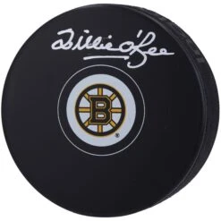 Willie O'Ree Boston Bruins Autographed Hockey Puck