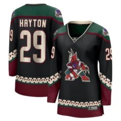 Women's Fanatics Branded Barrett Hayton Black Arizona Coyotes Home Breakaway Player Jersey