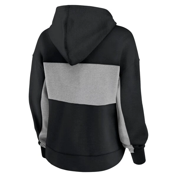 Women's Fanatics Branded Black Boston Bruins Filled Stat Sheet Pullover Hoodie - Image 3