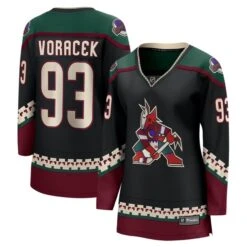 Women's Fanatics Branded Jakub Voracek Black Arizona Coyotes Home Breakaway Jersey