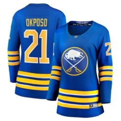 Women's Fanatics Branded Kyle Okposo Royal Buffalo Sabres Home Breakaway Jersey