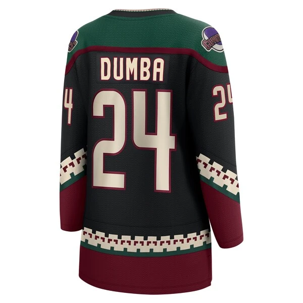 Women's Fanatics Branded Matt Dumba Black Arizona Coyotes Home Breakaway Player Jersey - Image 3