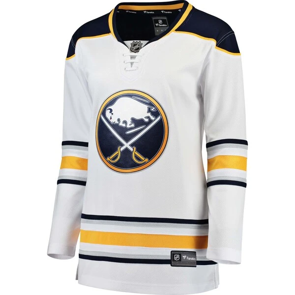 Women's Fanatics Branded White Buffalo Sabres Away Breakaway Jersey - Image 2